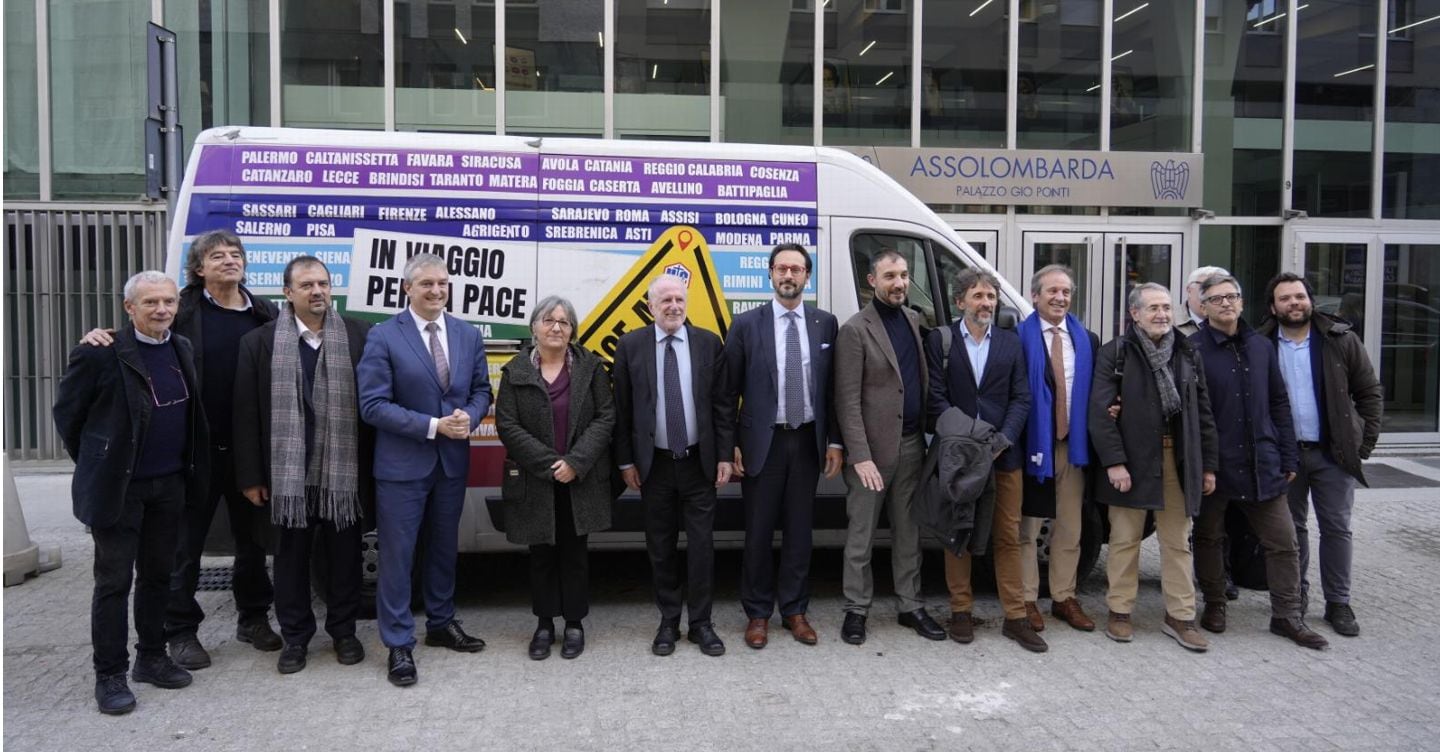 La Carovana della Pace sbarca in Assolombarda